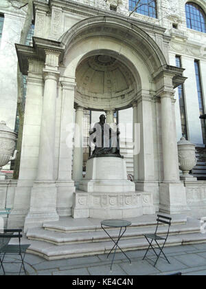 William Cullen Bryant Memorial von Herbert Adams DSC 06445 Stockfoto