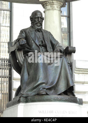 William Cullen Bryant Memorial von Herbert Adams DSC 06447 Stockfoto