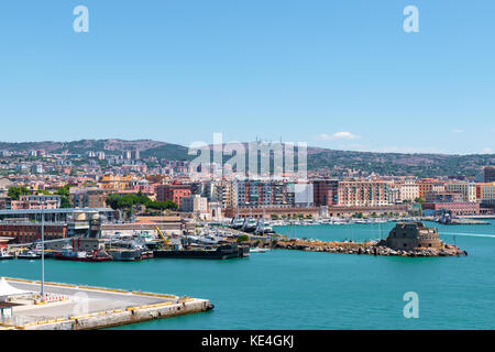 Hafen von Civitavecchia, Rom, Italien Stockfoto