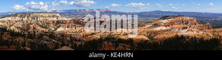 Panorama Blick über Brice Canyon National Park, Utah, USA Stockfoto