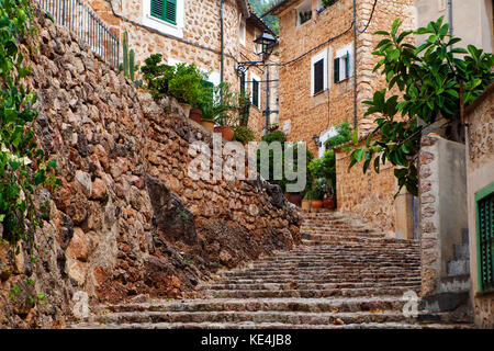 Fornalutx, Balearen, Spanien, September 2017 Stockfoto