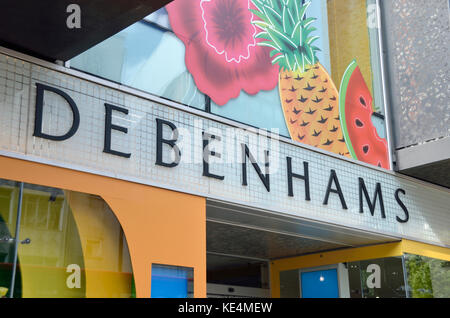 Debenhams Department Store in der Oxford Street, London, UK. Stockfoto