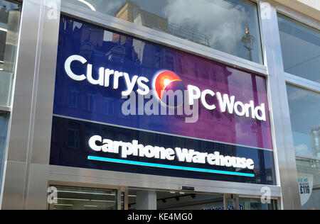 Currys pc world Store in der Oxford Street, London, UK. Stockfoto