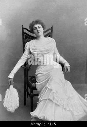Aino Ackté - Finnische Sopranistin AA: 23. Juli 1876 - 8. August 1944 Stockfoto