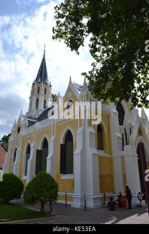 Die Kathedrale - wie Tempel "Wat niwet" in Bang Pa-in Thailand. Pic wurde im August 2015 übernommen. Stockfoto