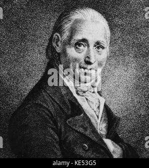 Jan Krtitel Vanhal. Böhmische Komponist, 1739-1813. Stockfoto