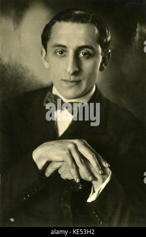 Vladimir Horowitz portrait. Russisch, später Amerikanischen, Pianist, 1. Oktober 1904 bis 5. November 1989 Stockfoto