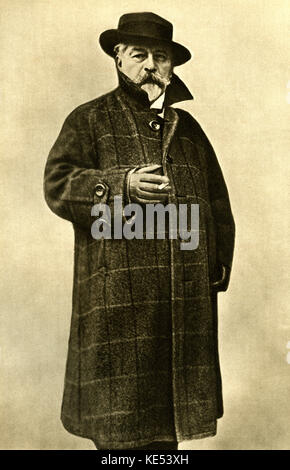 Arthur Nikisch im Dezember 1921. Ungarisch-Leiter vom 12. Oktober 1855 bis 23. Januar 1922. Stockfoto