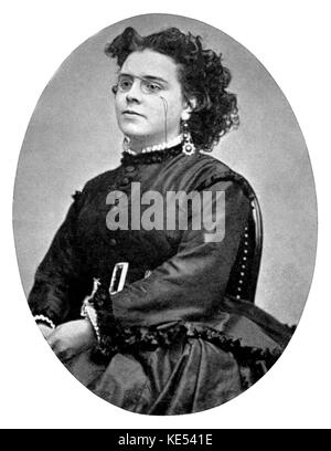 Célestine Galli-Marié französische Mezzosopranistin, CGM: 1840 - 1905. Stockfoto