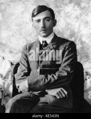 Szymanowski, Karol - Porträt 1907. Der polnische Komponist, 6. Oktober 1882 bis 28. März 1937. Stockfoto