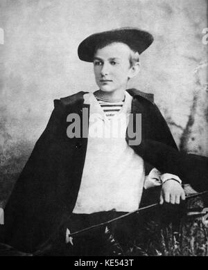 Szymanowski, Karol - Portrait. Polnischen Komponisten. Mit Noskowski studierte. Der polnische Komponist, 6. Oktober 1882 bis 28. März 1937. Stockfoto
