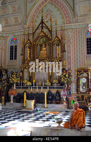 Die Kathedrale - wie Tempel "Wat niwet" in Bang Pa-in Thailand. Pic wurde im August 2015 übernommen. Stockfoto