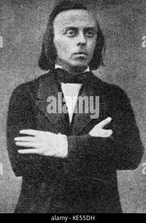 Hans von Bülow, (Bülow) Portrait als junger Mann. Deutscher Dirigent, Pianist, Komponist. Vom 8. Januar 1830 - 12. Februar 1894 Stockfoto