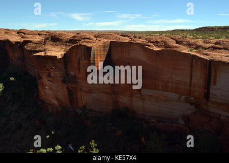 Wandern rund um den Kings Canyon, rund 2 Stunden mit dem Auto von uluru. Pic im November 2016 getroffen wurde. Stockfoto