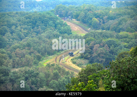 DMZ, Südkorea - 26. September: Grenze zu Nordkorea, 26. September 2014. Stockfoto