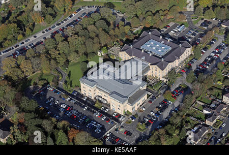 Luftaufnahme der Skipton Building Society HQ in North Yorkshire, Großbritannien Stockfoto