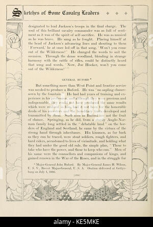 Eine Seite aus „The Photographic History of the Civil war“, Band 4, auf der bedeutende Bilder des Bürgerkriegs gezeigt werden. Das Buch enthält Fotos, die wichtige Ereignisse, Menschen und Schlachten während des Amerikanischen Bürgerkriegs dokumentieren. Stockfoto