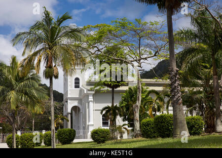 Die Seychellen, Mahe, Victoria, Olivier Maradan Street, Unbefleckte Empfängnis Katholische Kathedrale Stockfoto