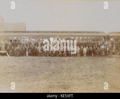 Der Minnesota State Bankers' Association bei Napinka, Manitoba, Juni 27th, 1902 Foto A 124 (HS 85 10 13132) Stockfoto