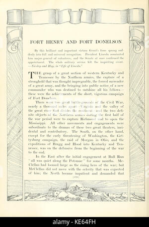 Fotografische Dokumentation aus Band 1, Seite 187 der Fotografischen Geschichte des Bürgerkriegs, die Szenen, Personen oder Ereignisse im Zusammenhang mit dem Amerikanischen Bürgerkrieg darstellt. Stockfoto