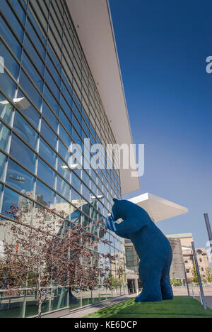 "I See What You Mean", Skulptur von Lawrence Argent, 2005, im Colorado Convention Center in Denver, Colorado, USA Stockfoto