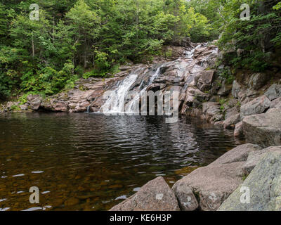 Mary Ann Falls, Cape Breton Highlands National Park, Cabot Trail Istand, Cape Breton, Nova Scotia. Stockfoto