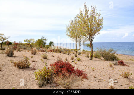 Region Issyk-Kul, Karakichi, See Sonkel, Kirgisistan Stockfoto