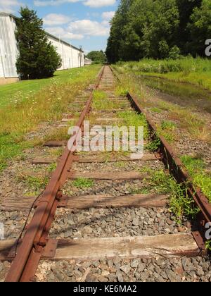 Abgebrochene Titel in Warren County, NJ. Stockfoto
