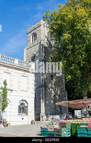 St. Augustine's Tower Hackney, Mare Street, Hackney Central, London Stadtteil Hackney, Greater London, England, Vereinigtes Königreich Stockfoto