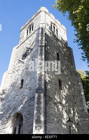 St. Augustine's Tower Hackney, Mare Street, Hackney Central, London Stadtteil Hackney, Greater London, England, Vereinigtes Königreich Stockfoto