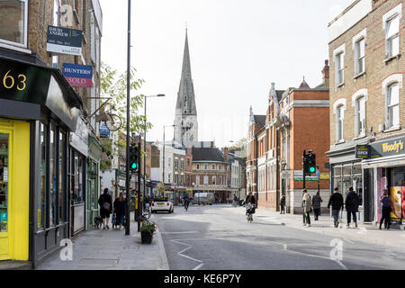 St Mary's Church, Church Street, Stoke Newington, London Stadtteil Hackney, Greater London, England, Vereinigtes Königreich Stockfoto