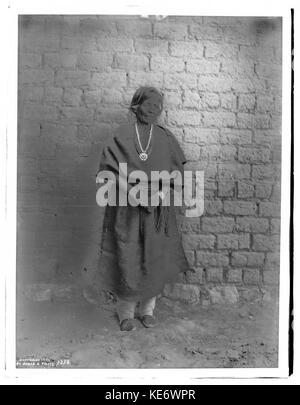 Frau des großen Navajo Chief Manuelito, der letzte Navajo Chief, Ca.1901 (CHS 3258) Stockfoto