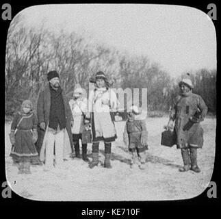 William Henry Jackson aufgeworfen mit Goldi Stammesangehörigen LCCN 2004708048 Stockfoto