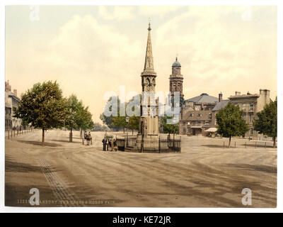 Das Kreuz und die Horse Fair, Banbury, England LCCN 2002696362 Stockfoto