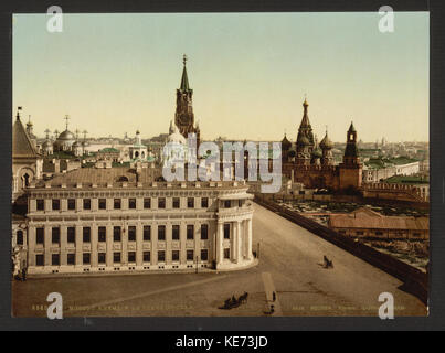 Der zaristischen Platz, Kreml, Moskau, Rußland, LCCN 2001697453 Stockfoto