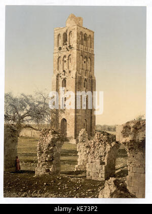 Der Turm der Vierzig Märtyrer, Nebi Samuel, Heiliges Land, (d. h., Israel) LCCN 2002725051 Stockfoto