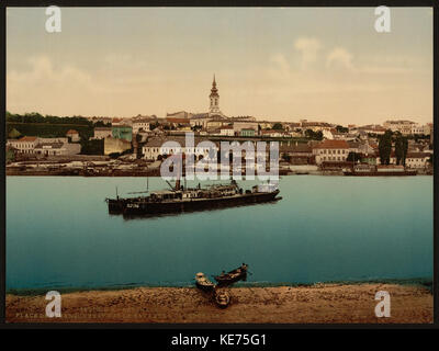 Der Landeplatz in der Nähe der Kathedrale, Belgrad, Servia LCCN 2001698828 Stockfoto