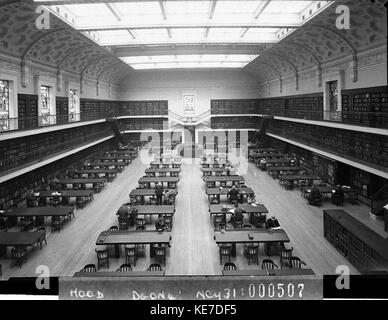 12970 Lesesaal der Öffentlichen Bibliothek von NSW Stockfoto