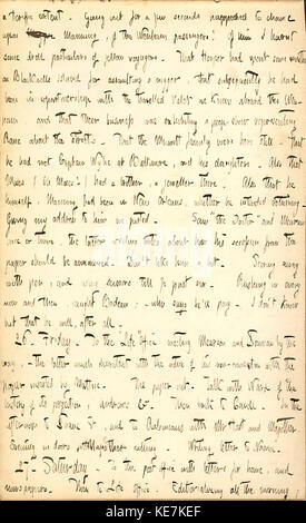 Tagebucheintrag von Thomas Butler Gunn vom 25. Bis 27. Juli 1850, der das tägliche Leben und die Beobachtungen in Amerika Mitte des 19. Jahrhunderts dokumentiert. Stockfoto