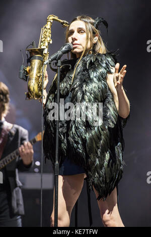 Turin, Italien - 25. August 2017: PJ Harvey führt live auf der heutigen Festival am 25. August 2017 in Turin, Italien Stockfoto