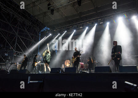 Turin, Italien - 25. August 2017: PJ Harvey führt live auf der heutigen Festival am 25. August 2017 in Turin, Italien Stockfoto