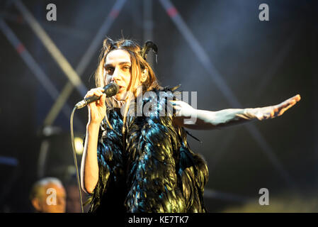 Turin, Italien - 25. August 2017: PJ Harvey führt live auf der heutigen Festival am 25. August 2017 in Turin, Italien Stockfoto