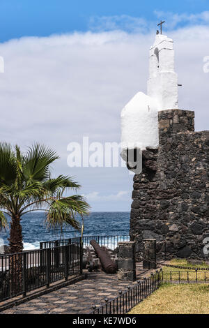 Castillo de San Miguel, 1575-1577; Garachico, Teneriffa, Kanarische Inseln, Spanien Stockfoto