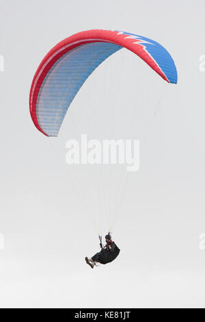 Paragliding Anleitung Klasse, Alaska, USA Stockfoto