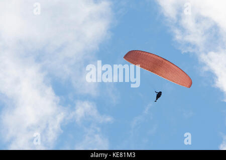 Paragliding Anleitung Klasse, Alaska, USA Stockfoto