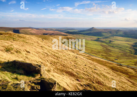 Die Aussicht von Shining Tor, der höchste Gipfel in Cheshire Stockfoto