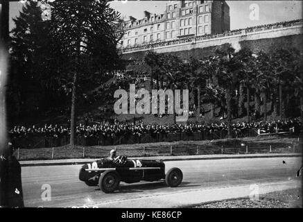Tazio Nuvolari auf der 1935 Grand Prix de Pau Stockfoto