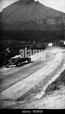 Jules Goux in seinen Stimmzettel an der Targa Florio 1922 (11) Stockfoto