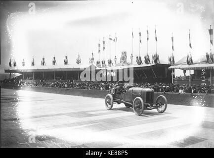 Albert Guyot beim Grand Prix von Frankreich 1913 (2) Stockfoto
