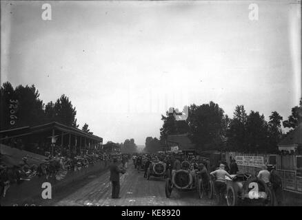 Raster im Jahre 1913 Grand Prix de France in Le Mans Stockfoto